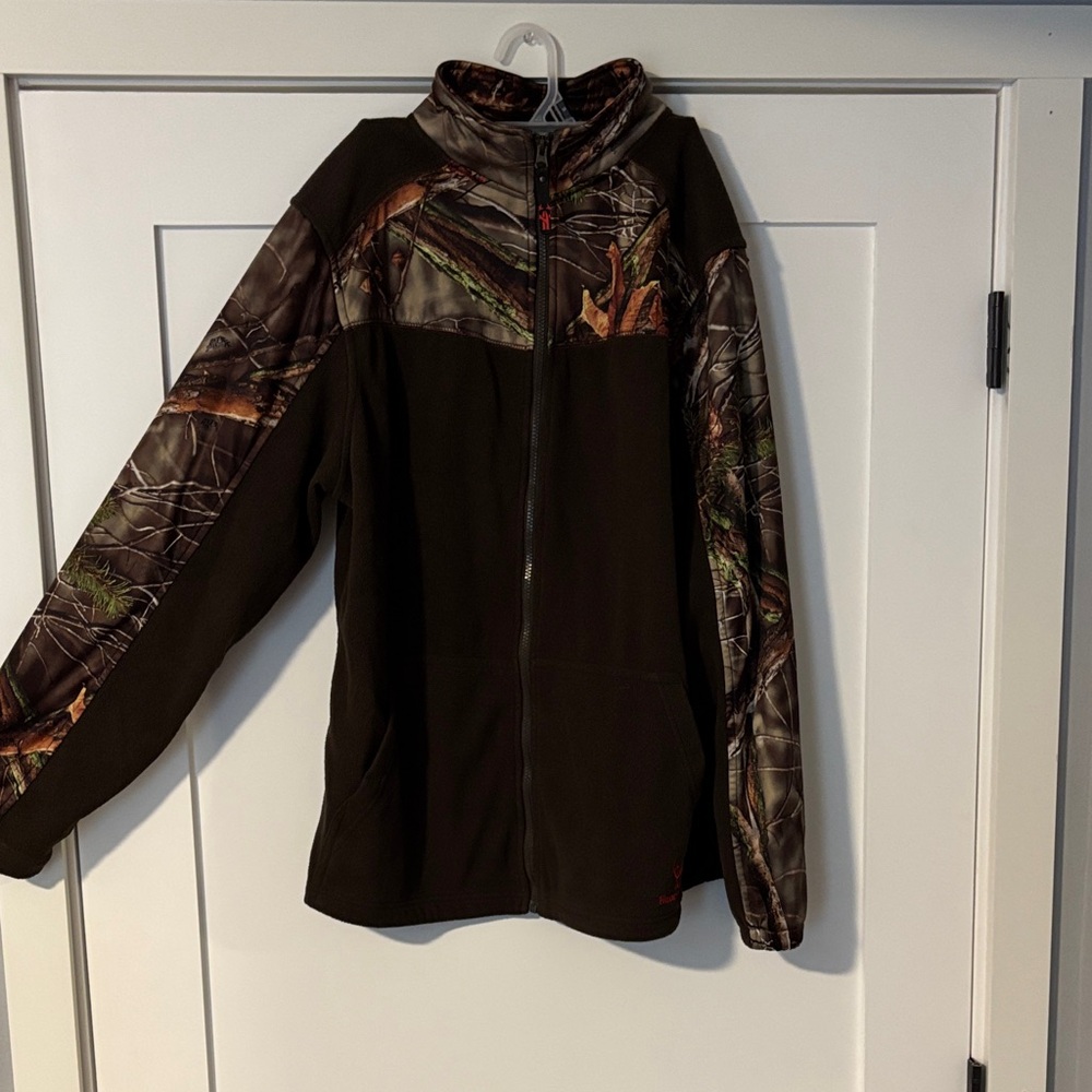 Men's Outdoor Camouflage Zip-Up Hoodie